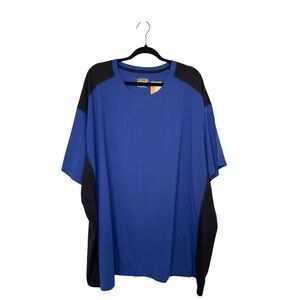 The Foundry Supply Co 5XL Blue Black Loose Fit Tee Shirt NWT